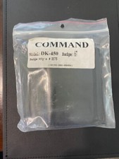 Command Trifold Hidden Badge Wallet. Black Leather. Model DK-450 Badge 67