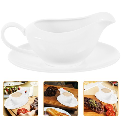 1 set of Sauce Pitcher Gravy Boat Dressing Serving Gravy Pitcher Pouring - Picture 9 of 12