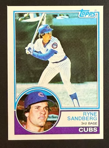 1983 Topps #83 Ryne Sandberg Rookie NM/MT. Chicago Cubs