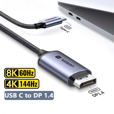 USB C To 8K Displayport 1.4 For IPhone 15 Macbook IPad Compatible Thunderbolt US