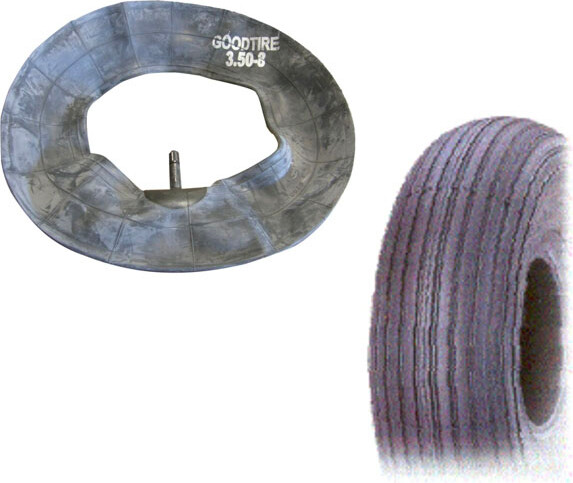 Offerta Kit Ruota Carriola 3.50-8 Smai Copertone + Camera Aria