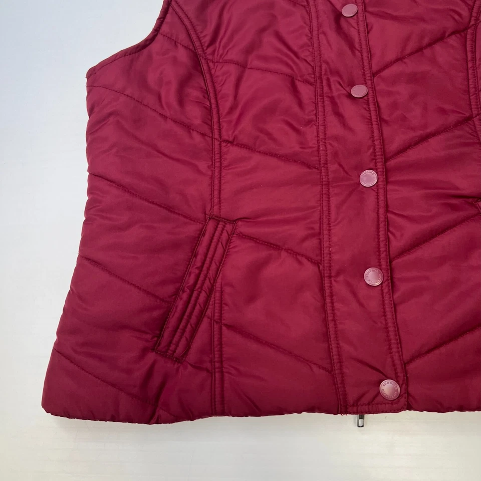 Sonoma Puffer Mujeres Chaleco Grande Sin Mangas Chaqueta Botón Bolsillo Trabajo Abrigo Núcleo No Foto 3 de 4