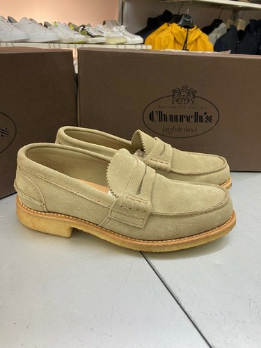 Mocassino Church's Pembrey 2c Beige in camoscio suola in caucciù. SPECIAL  PRICE | eBay