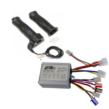36V 350W Brush Motor Controller Throttle Grip for Scooter Quad ATV E bike Razor