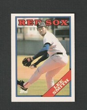 1988 Topps Traded Lee Smith #110T Boston Red Sox