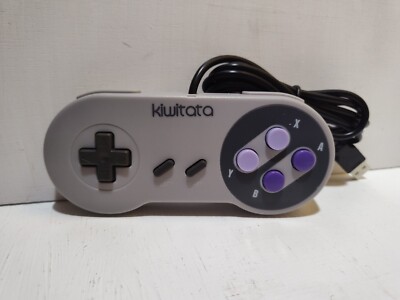 KIWITATA Classic SNES USB Controller for Retro Gamings, Super NES Wired USB