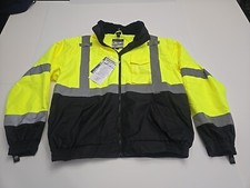 Portwest XL US365 Hi-Vis Reflective Premium 3-in-1 Safety Hooded Bomber Jacket