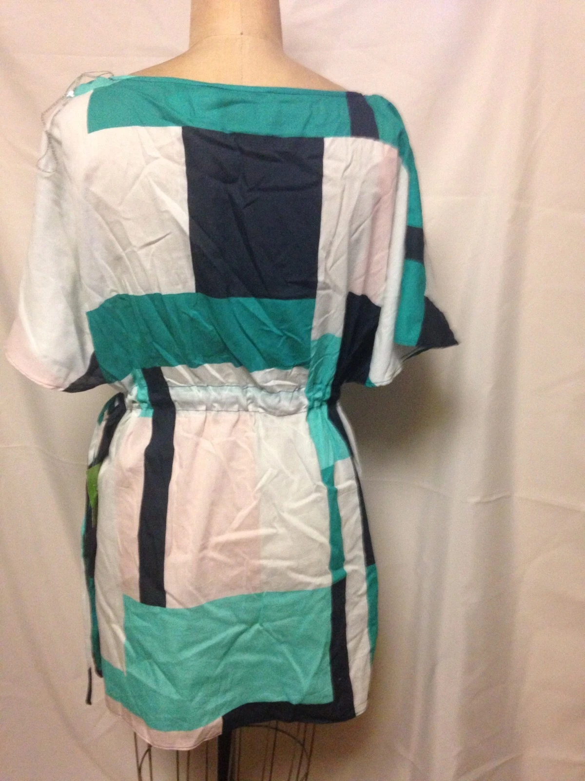 Kate Spade Multicolor Mykonos Coverup Dress With Pull Cord Waist NWT