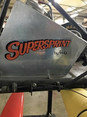 SUPERSPRINT Super Sprint bug kart decals McCulloch Wasp stinger