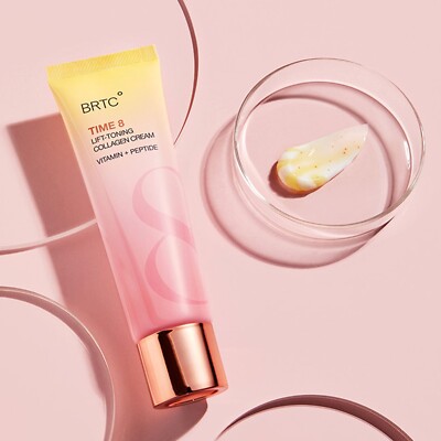 BRTC Time 8 Lift-Toning Collagen Cream 80ml, Korean Cosmetics, Kbeauty, sample