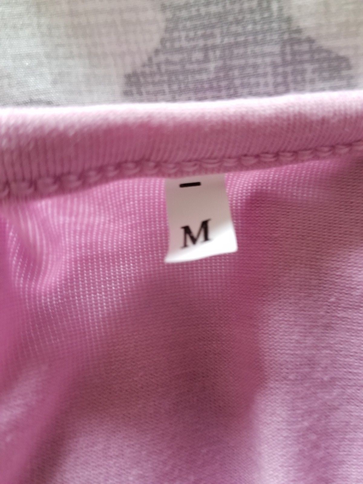 Basic Solid Pink Knotted Short Sleeve Classic Nec… - image 9