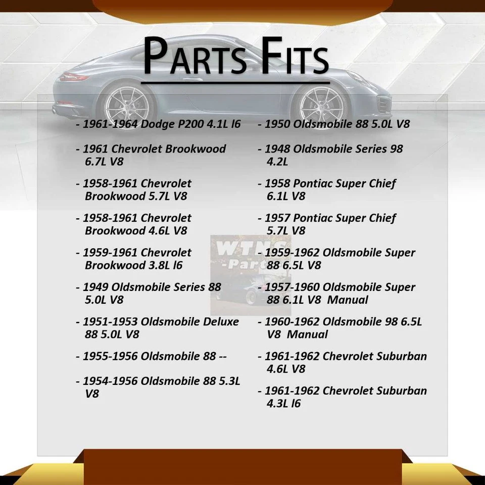 Conjunto de tornillo de ajuste de freno de tambor trasero 2x para Hudson Super Custom 4,3 L 1951 Foto 2 de 4