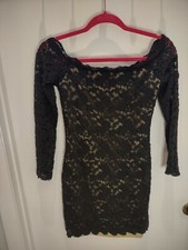 Fashion Nova Long Sleeve Lace Bodycon Dress Women’s Medium