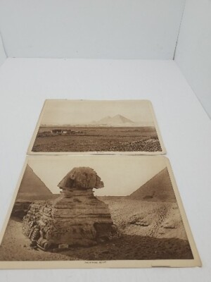 Egypt Prints , 1913, Sphinx, Pyramids, 9 1/2 X 7 Inch The Mentor Association 
