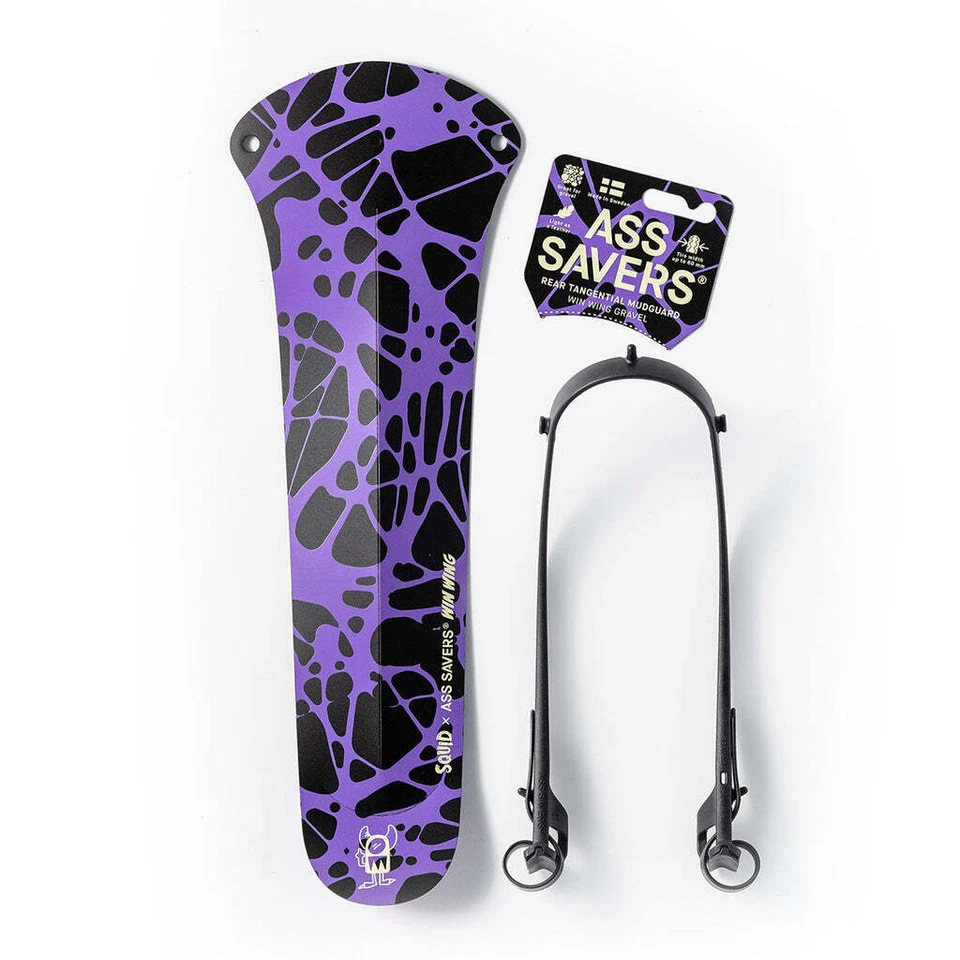 Guarda-lamas traseiro Ass Savers Win Wing 2 para bicicletas Gravel, larguras de pneus até 60mm - Imagem 3 de 4