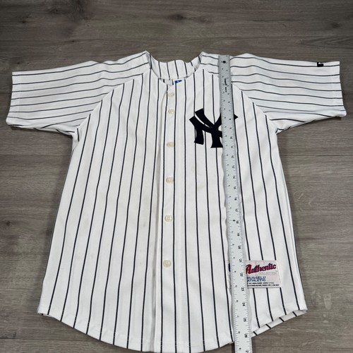 Camiseta De Colección Russell New York Yankees JUVENTUD NIÑOS 14/16 Giambi #25 LEER - Imagen 5 de 10