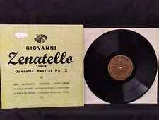 Giovanni Zenatello Operatic Recital vinyl LP Eterna Records 705 Classical