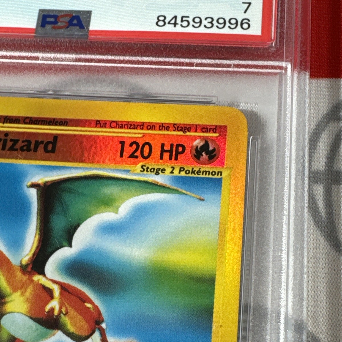 PSA 7 Charizard Reverse Holo #6/165 2002 Pokemon Expedition Card