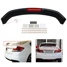 Rear Trunk Spoiler Wing Lip Fit For 2012-15 Honda Civic Sedan 4DR W/Brake Light