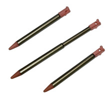 3 x Pink Retractable Nintendo Original 3DS Touch Screen Stylus Nintendo