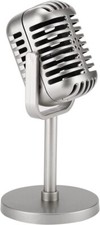 Microphone Vintage Look Old Style Dynamic Vocal Classic Retro Studio Stage Voice