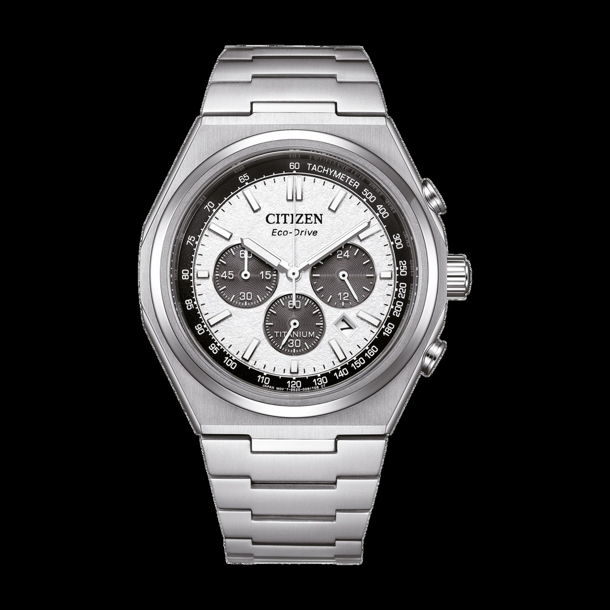 Citizen Eco-Drive Zenshin Men's Super Titanium White Dial Watch