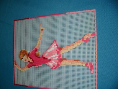 Ministeck Bild Ballerina rosa pink