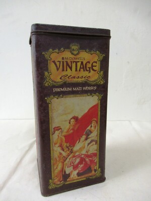 Vintage Mcdowell's Klassischer Premium Malz Whisky Werbedose Litho Sammlung