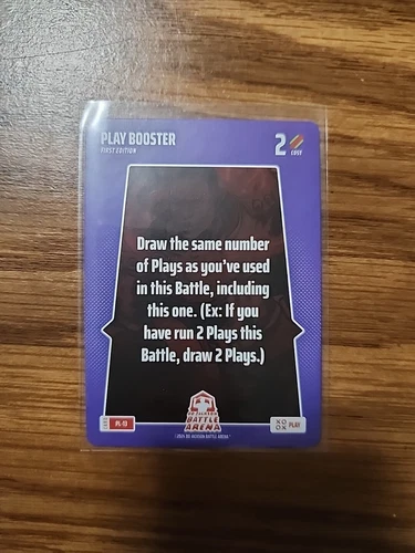 2024 Bo Jackson Battle Arena - Play booster SSP Play Card #PL-13 Highly Sought!