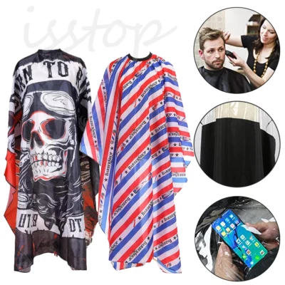 Barber Cape Haircut Hair Cutting Cape Pro Salon Hairdresser Gown Barber Cloth US