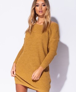 jumper dress mustard