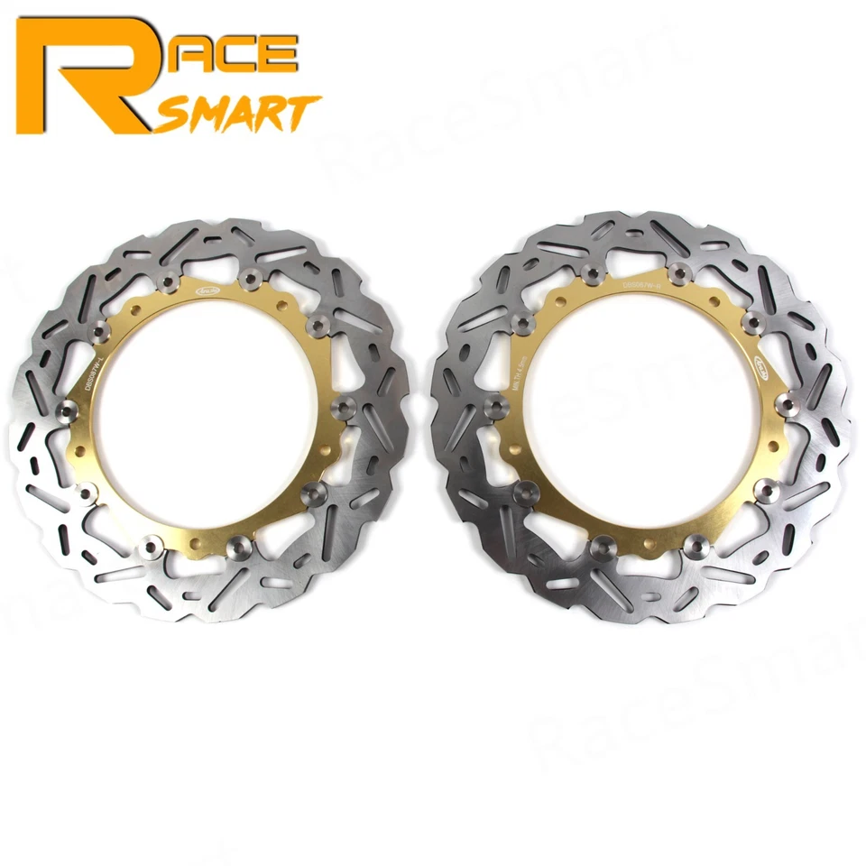 Rotores de freno delanteros traseros + pastillas para BMW S1000RR 2010-2018 S1000R Naked 2014-2018 Foto 4 de 4