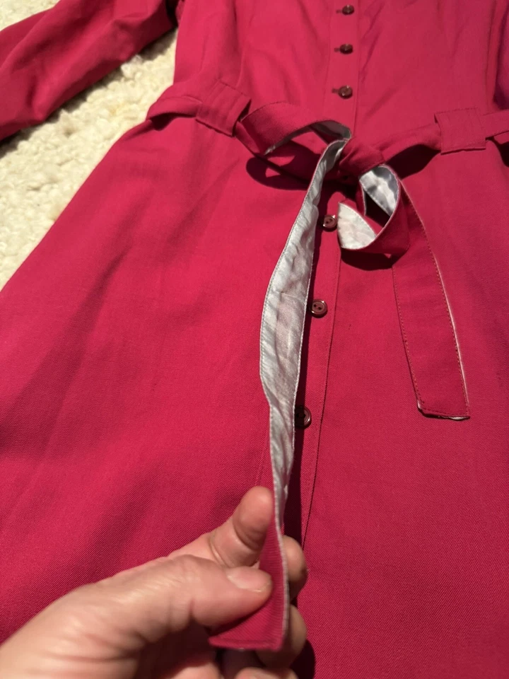 Abrigo Rockabilly rosa vintage a medida Al’s atuendo hecho a mano en SF Foto 4 de 4