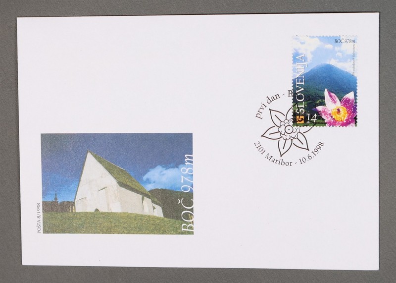 MayfairStamps Slovenia FDC 1998 Flower & Mountain BOC 978m First Day Cover aaz_2