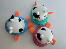 3 Non Water Playing Toy Bathtub Cow Shape Interactive Toy for Infant