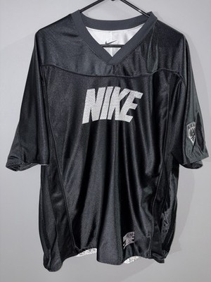 VTG Nike Center Swoosh Reversible Silky Jersey Style Shirt 1972 Patch XL Rare