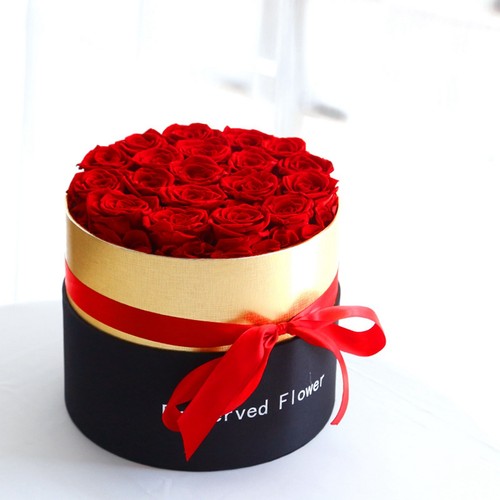 3X(Romantic Level A Eternal Rose in Box Gifts Wife Real Rose Preserved5117 - Picture 4 of 10