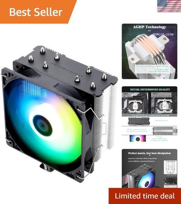 Advanced AGHP Technology CPU Cooler   148mm Height, Perfect for Mid-Tower Cases