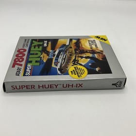 Vintage Super Huey UH-IX Atari 7800  Complete In Box