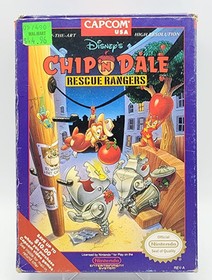 Chip N Dale Rescue Rangers (Nintendo NES) CIB Complete in Box *Worn Box*