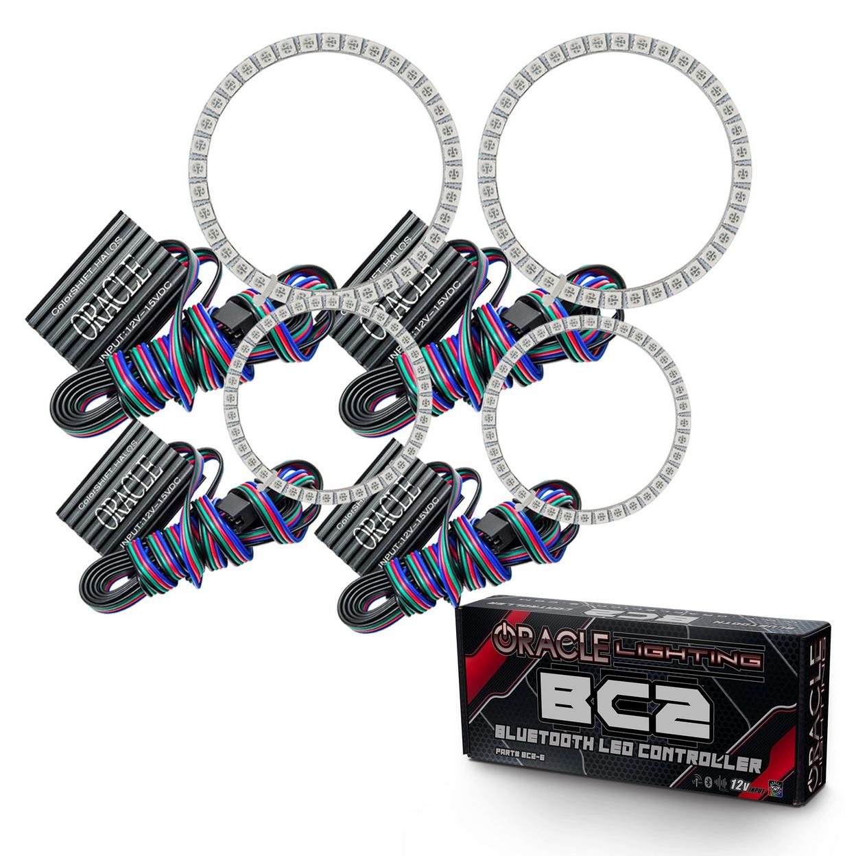 Oracle Headlight Halo Ring Emitter Set - 2007 thru Fits 2012 Aston Martin Vantag