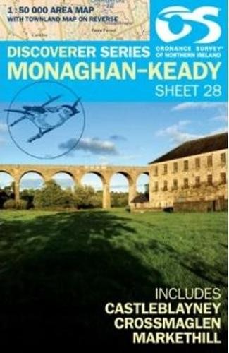 Monaghan-Keady Map Castleblaney by Ordnance Survey of Northe (Map 2017) - Image 2