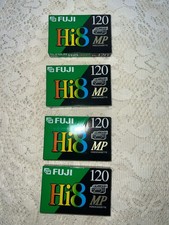 Fugi Hi8 MP Video Cassette Lot P7-120 Lot Of 4 (0300)