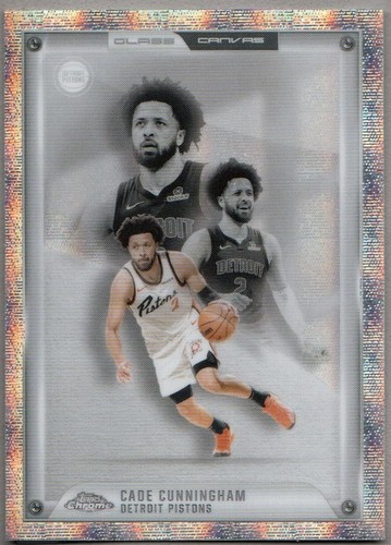 2025-26 Topps Chrome Cade Cunningham Glass Canvas SSP CASE HIT #GC 
