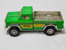 Vintage Tonka 7" Green Pickup Truck. Has Some Wear, See Photos Notes Please