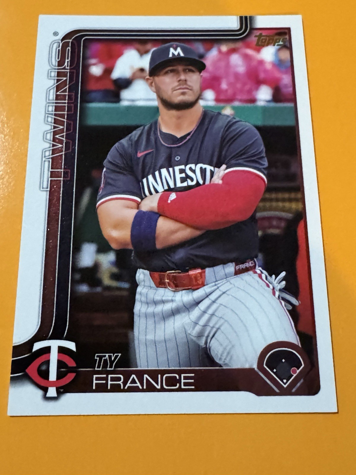2025 Topps Update Series - Ty France #US268 Golden Mirror Image Variations