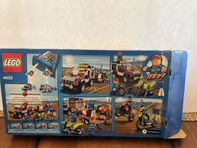 LEGO City: Dirt Bike Transporter (4433) 100% Complete W/ Instructions & Box