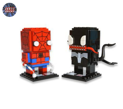 LEGO Brickheadz: Spider-Man & Venom (41497) Neuteile inkl. bedruckter Fliesen - RAR