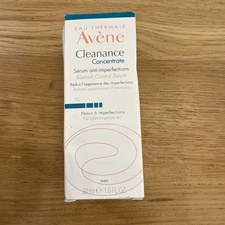 NEW Avene Cleanance Concentrate Blemish Control Serum Shine Free 30ml Exp 10/26