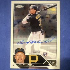 2023 Topps Chrome - Rookie Autographs Cal Mitchell #RA-CMI (AU, RC)